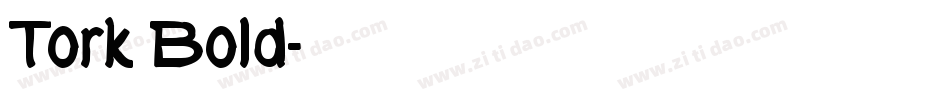Tork Bold字体转换